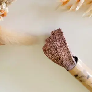 Lacets pailletes bronze scaled