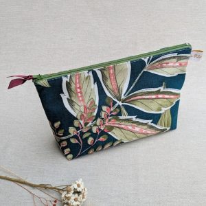 Grande trousse en tissu pour maquillage, crayons et accessoires du quotidien