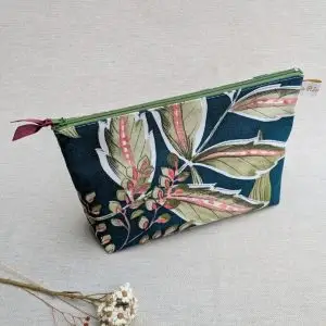 Grande trousse en tissu pour maquillage, crayons et accessoires du quotidien