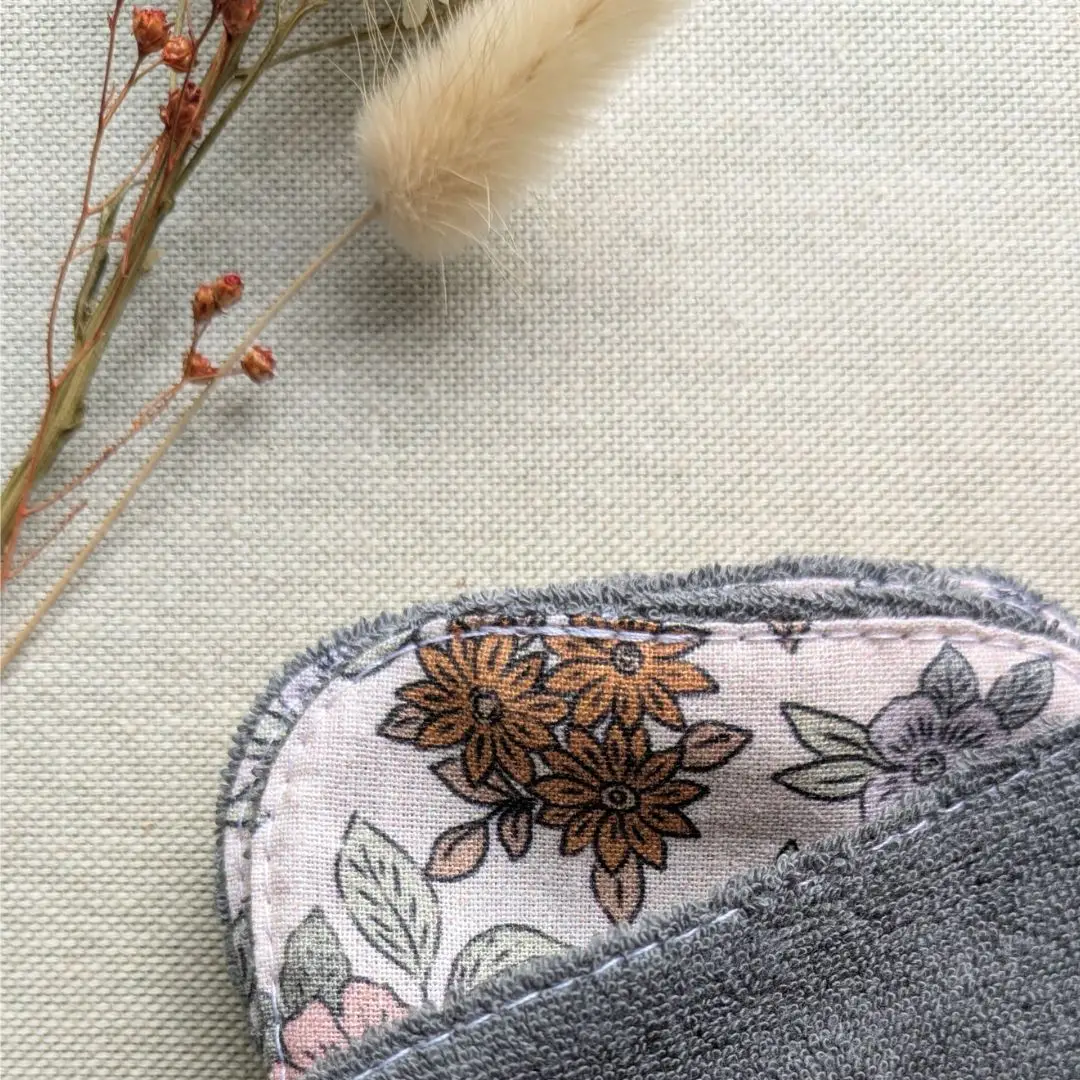 Lot de 5 lingettes lavables en coton bio – Image 3