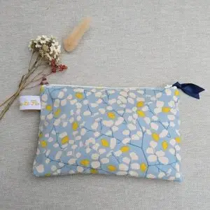Mini trousse en tissu pour ranger les papiers d'identité, permis et documents essentiels