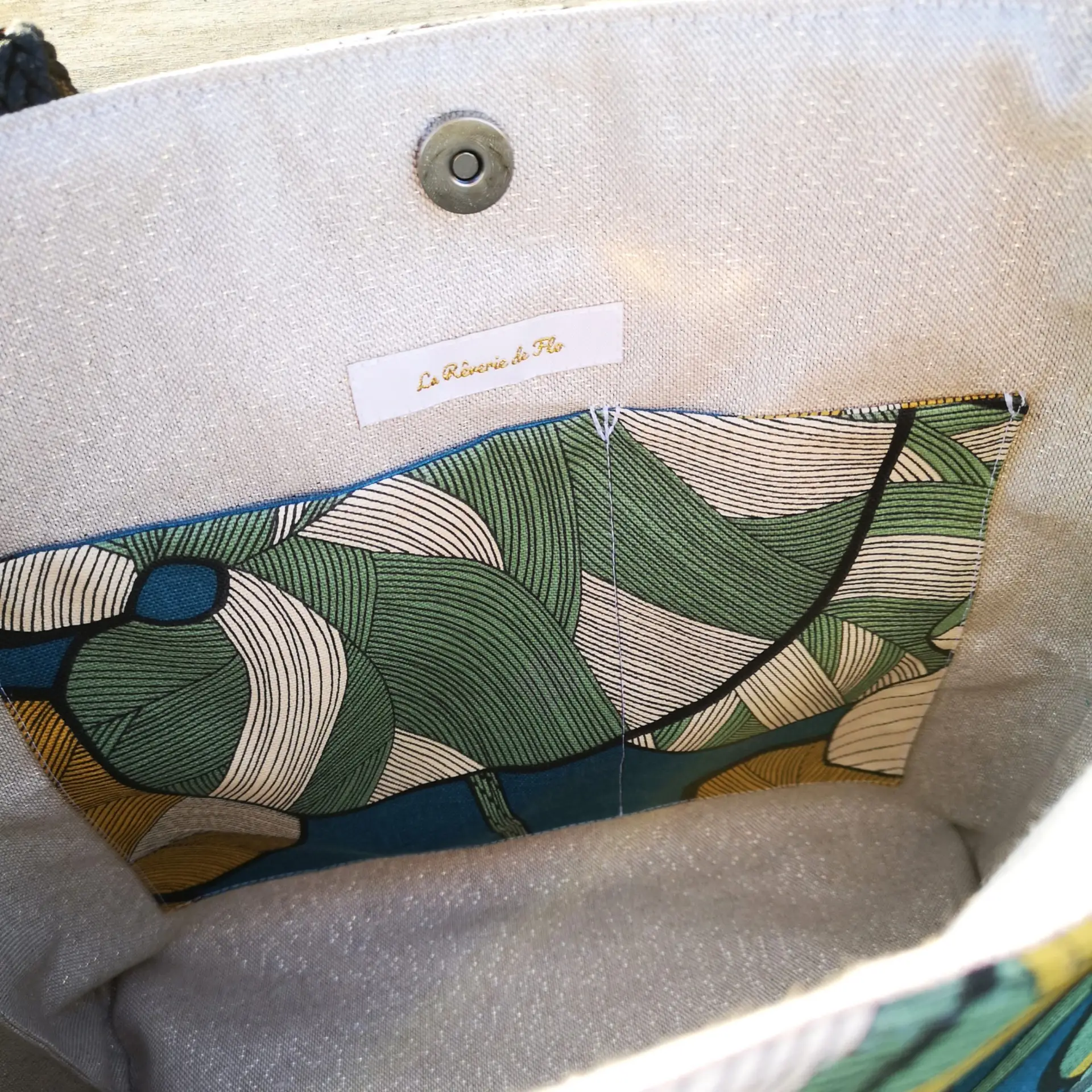 sac cabas interieur