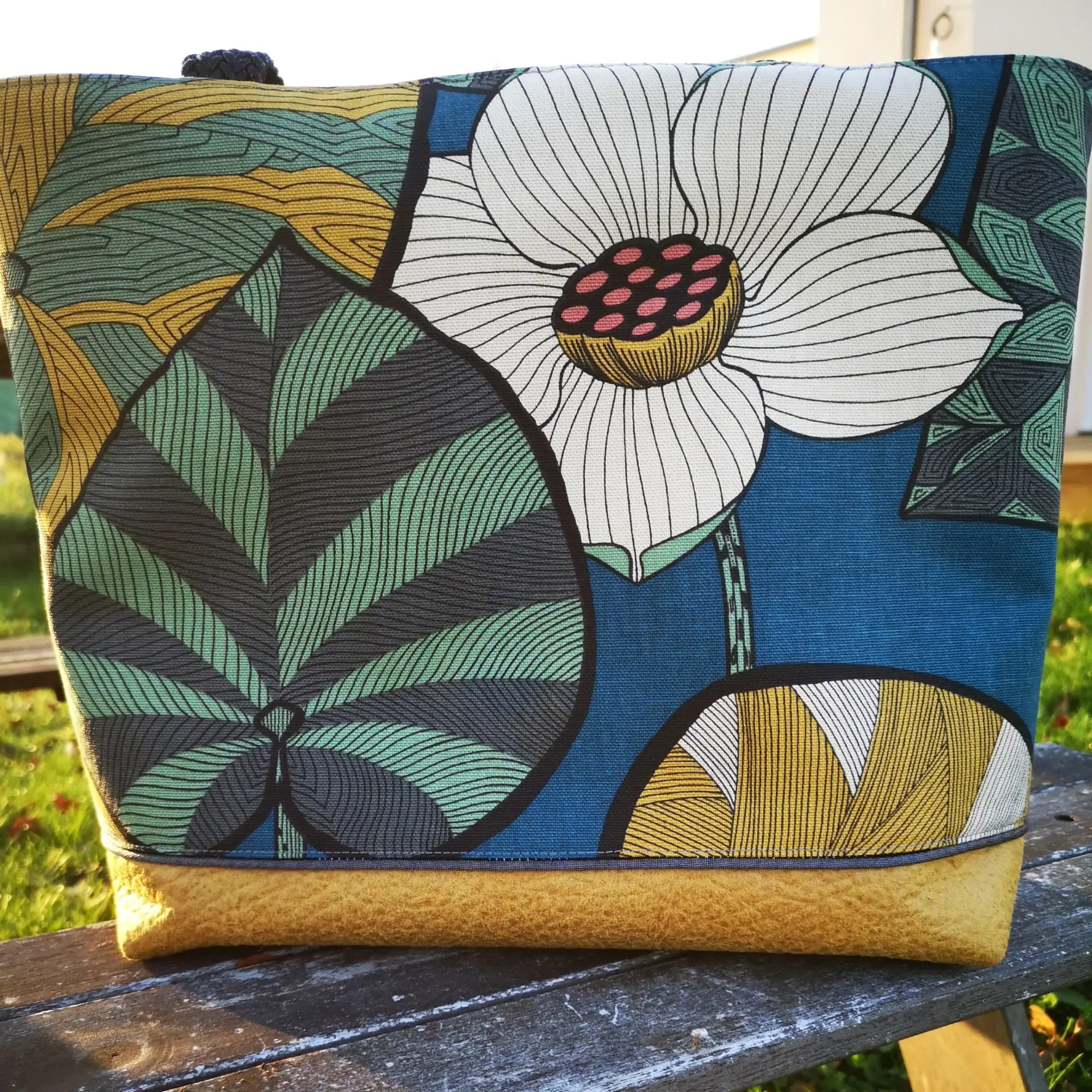 sac cabas nepuphar fait main