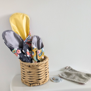 Serviette hygiénique lavable en tissu