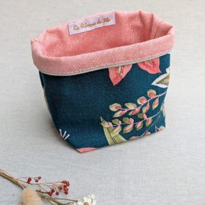 Vide-poche en tissu artisanal pour ranger les petits objets du quotidien